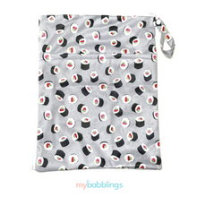 My Babblings Large Reusable Wet Bag-Wet Bag-My Babblings-Sushi Party-My Babblings™
