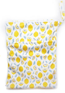 My Babblings Large Reusable Wet Bag-Wet Bag-My Babblings-Lemon Wonder-My Babblings™