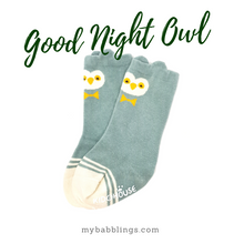 New Animal Knee High Socks with Ears-Baby Socks-My Babblings-Baby Size-Good Night Owl-My Babblings™