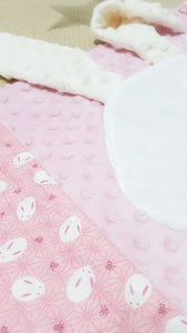 SPECIAL Easter Reversible Minky Blanket-Baby Blanket-My Babblings™-Easter Bunny 3D Blanket-My Babblings™