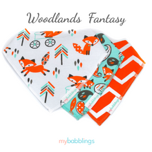 Everyday Bandana Bib Set (Bundle of 3)-Bibs-My Babblings-Woodlands Fantasy-My Babblings™