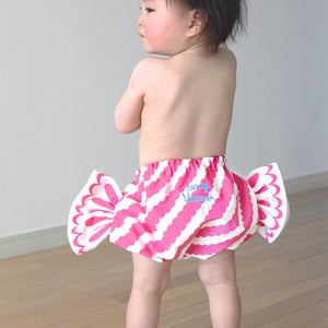 Alohaloha Candy Bloomer キャンディブルマ-Baby Apparel-My Babblings-Pink Apple Peel Candybloomer-My Babblings™