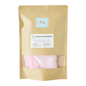 Essential My Babblings Bamboo Cotton Washcloth (Bundle set)-Wash Cloth-My Babblings-Paddle Pop (3 colours)-Baby size (6 pieces)-My Babblings™