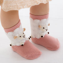 ポプキンズ 3D Pop Up Socks (Made in Japan)-Baby Socks-My Babblings-Pink Sheep-My Babblings™