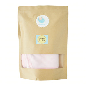 Essential My Babblings Bamboo Cotton Washcloth (Bundle set)-Wash Cloth-My Babblings-Powder pink-Toddler size (6 pieces)-My Babblings™